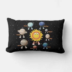 Coussin Rectangle Planètes et système solaire