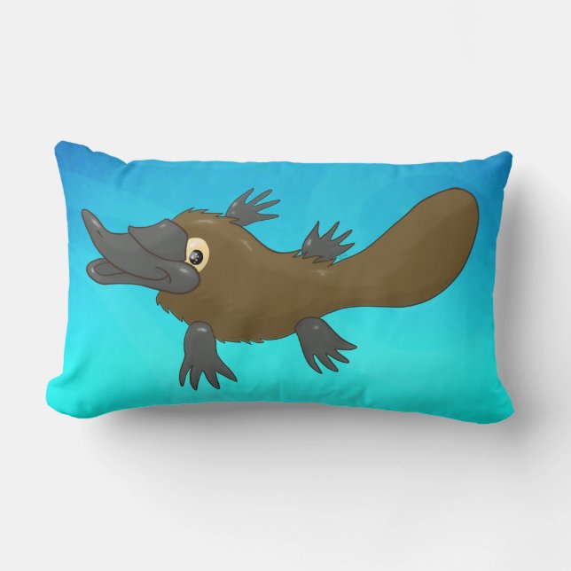 Coussin Rectangle Plateforme de natation (Recto)