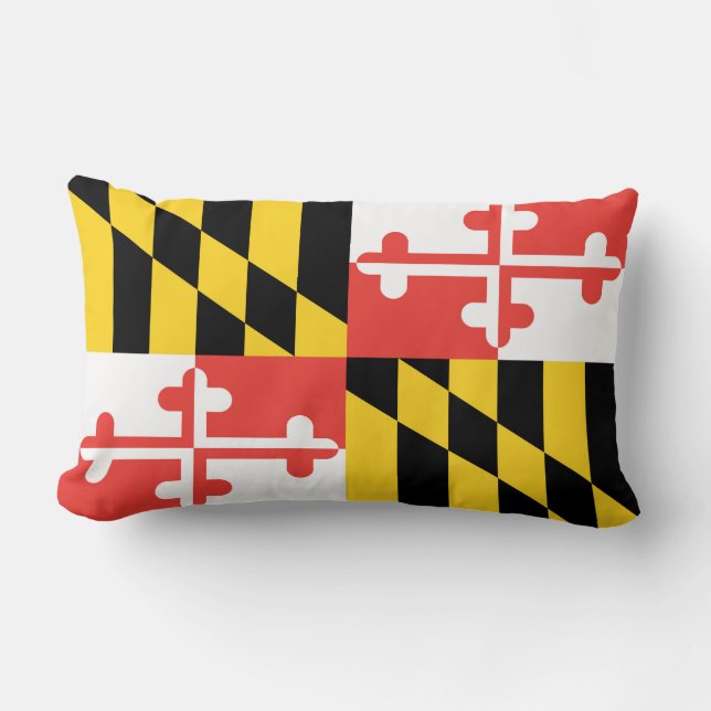 Coussin Rectangle Plein carreau de drapeau du Maryland (Recto)