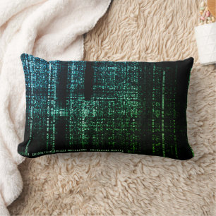 Coussin Rectangle Plongez dans la sérénité numérique : Binary Bliss