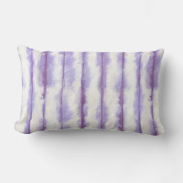 Coussin Rectangle Plum Shibori Tie Dye