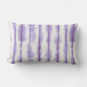 Coussin Rectangle Plum Shibori Tie Dye