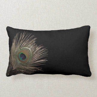 Coussin Rectangle Plumes de paon