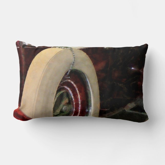 Coussin Rectangle Pneu de Secours (Recto)