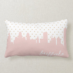 Coussin Rectangle Pois rose de Buffalo