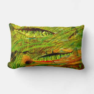 Coussin Rectangle Poissons