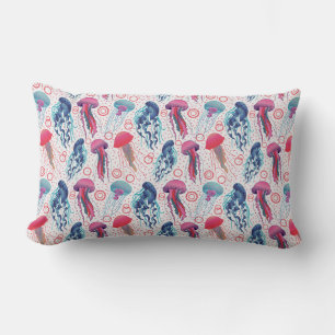 Coussin Rectangle Poissons de gelée colorée