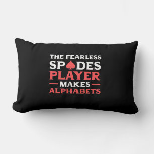 Coussin Rectangle Poker Le Joueur Fearles Spades