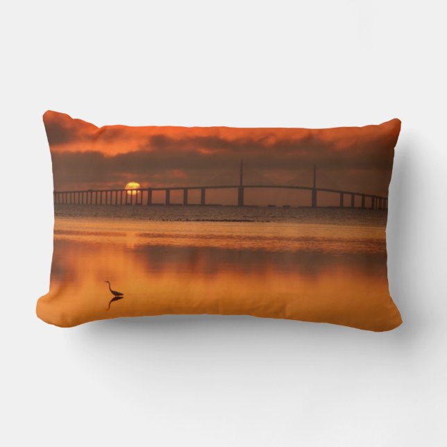 Coussin Rectangle Pont de Skyway (Recto)