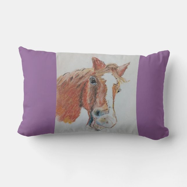 Coussin Rectangle Poppy sourit (Verso)