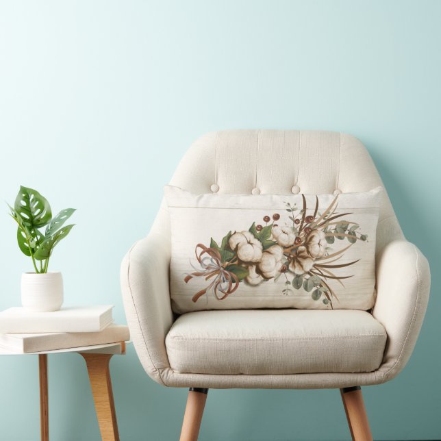 Coussin Rectangle Poupée de coton Plante élégant Lombard Jeu d'oreil (Chaise)