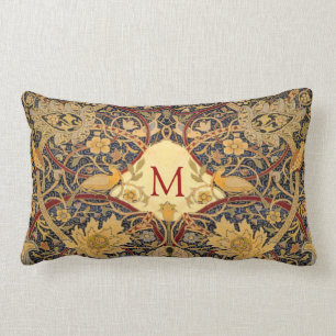Coussin Rectangle Pré Raphaelite Wm. MONOGRAMME PERSONNALISABLE Morr