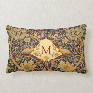 Coussin Rectangle Pré Raphaelite Wm. MONOGRAMME PERSONNALISABLE Morr