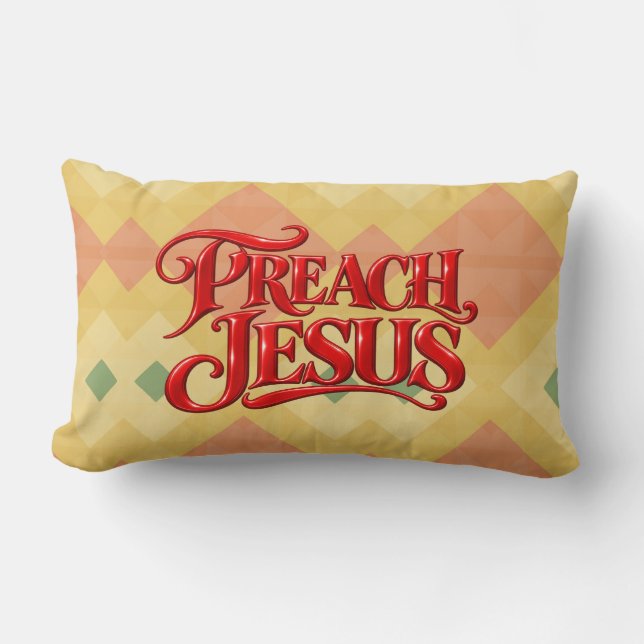 Coussin Rectangle Prêchez Jésus (Recto)