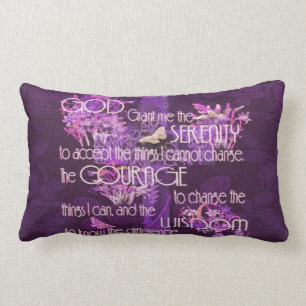 Coussin Rectangle Prière de sérénité