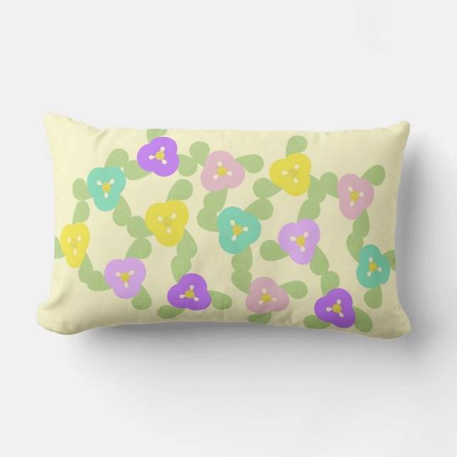Coussin Rectangle Printemps (Recto)