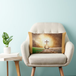 Coussin Rectangle Proverbes 4:25-27 Cosy Bible Verse