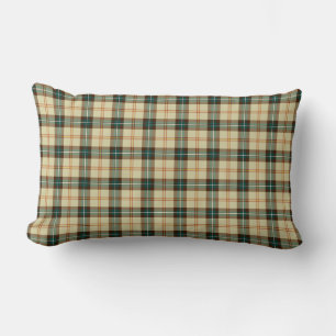 Coussin Rectangle Province de Saskatchewan Canada Tartan