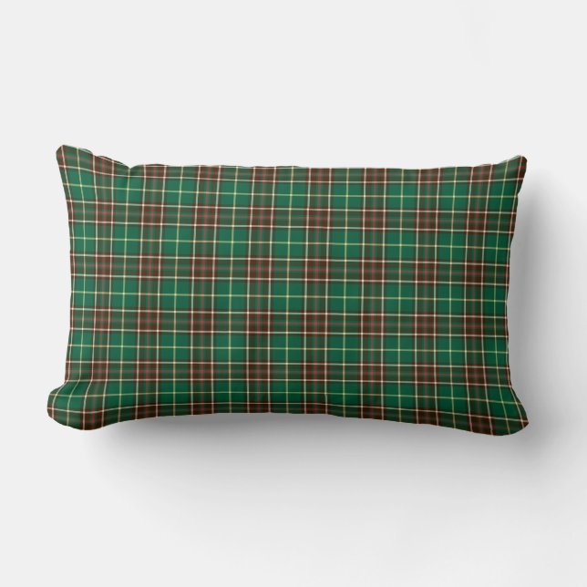 Coussin Rectangle Province de Terre-Neuve Canada Tartan (Recto)