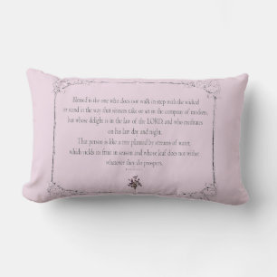 Coussin Rectangle Psaume 1-1-3, Do Not Walk en step with Sener,