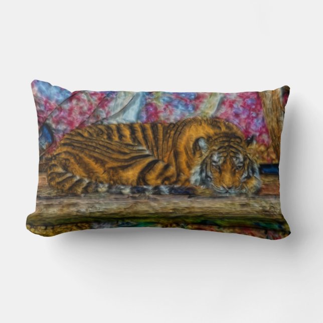Coussin Rectangle Puissance du tigre (Recto)
