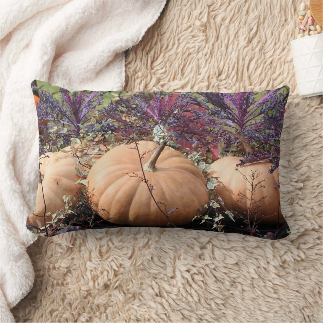 Coussin Rectangle Pumpkins And Fall Plants   (Couverture)