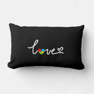 Coussin Rectangle Puzzle de Valentines