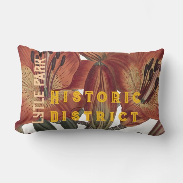 Coussin Rectangle Quartier historique de Lytle Park Jeter Pilloow (Recto)