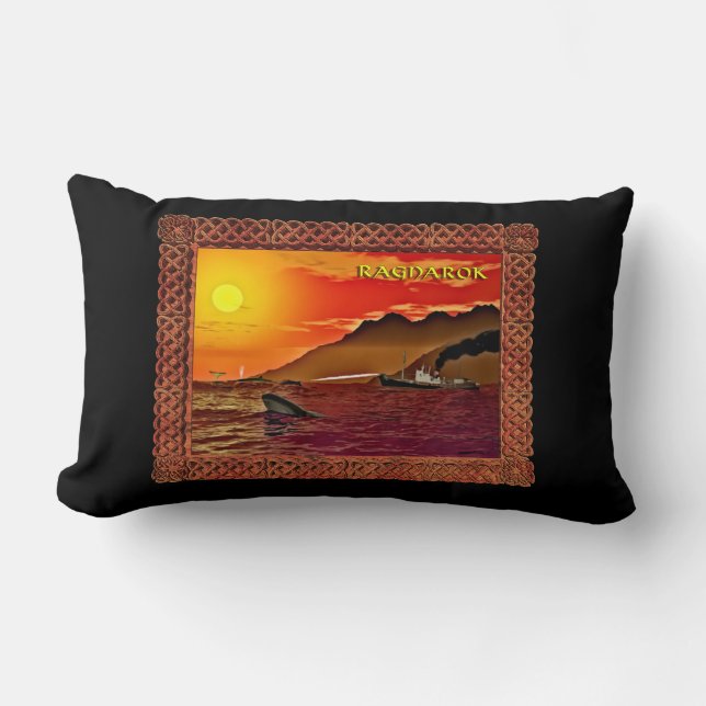 Coussin Rectangle Ragnarok Pour Baleines (Recto)