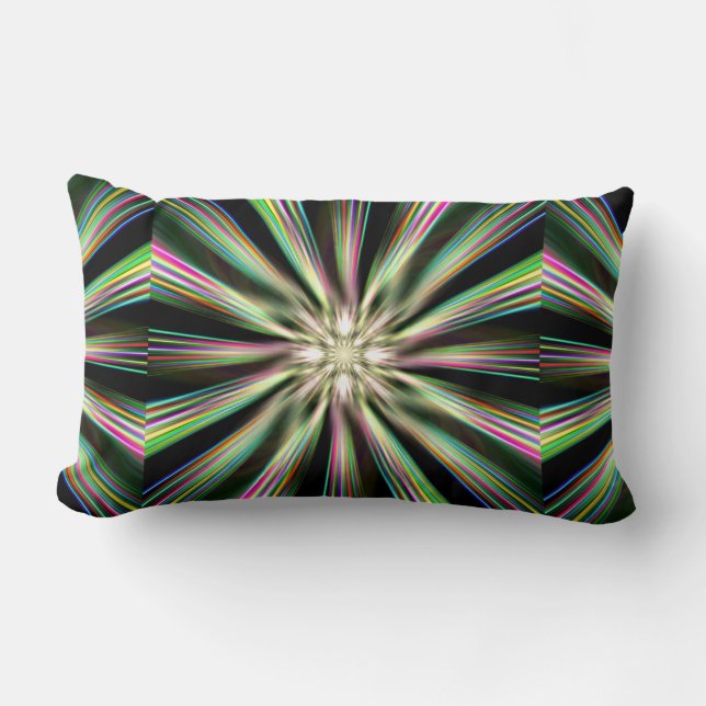 Coussin Rectangle Rainbow Taffy Candy Explosion trois (Recto)