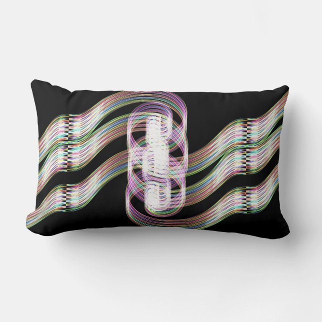 Coussin Rectangle Rainbow Taffy Candy Two (Recto)