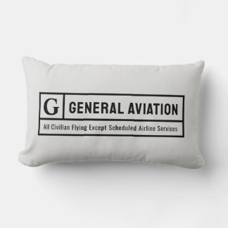 Coussin Rectangle Rated G General Aviation Lumbar Pillow