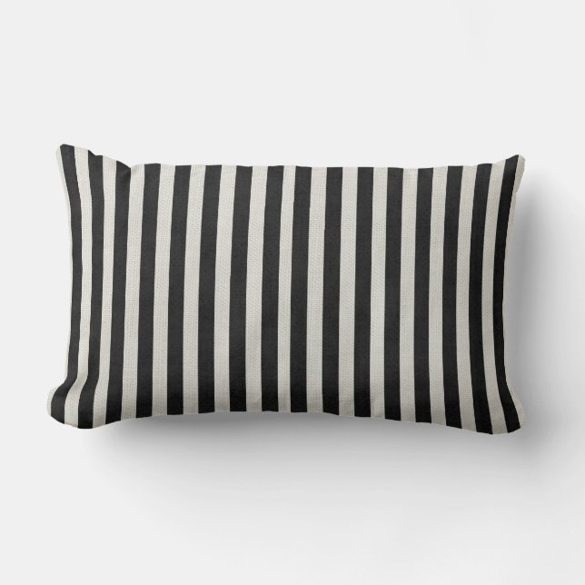 Coussin Rectangle Rayure verticale classique de sembler de toile (Recto)