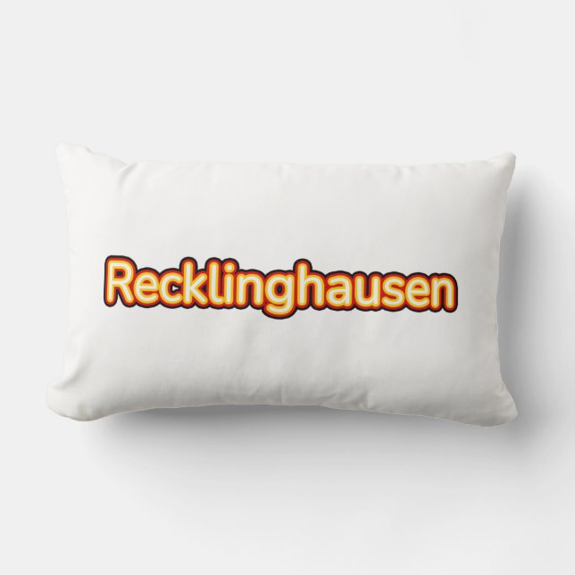 Coussin Rectangle Recklinghausen Allemagne (Recto)