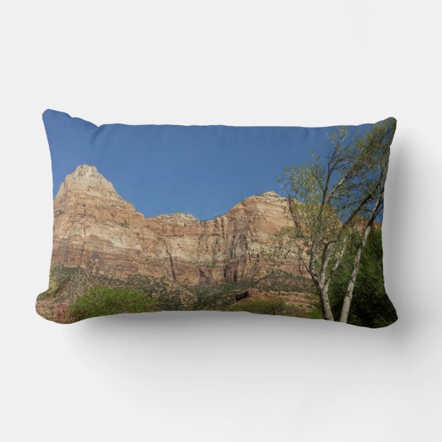 Coussin Rectangle Red Rocks à Zion National Park Photographie (Recto)