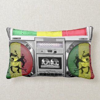 Coussin Rectangle reggae de boombox