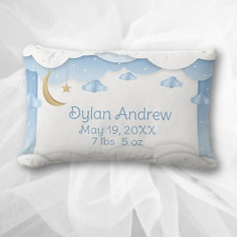 Coussin Rectangle Registre de naissance de bébé Garder le bébé garço