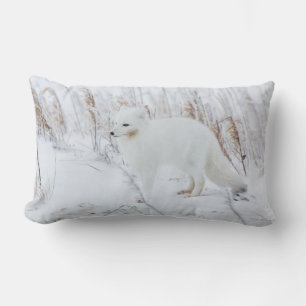 Coussin Rectangle Renard arctique