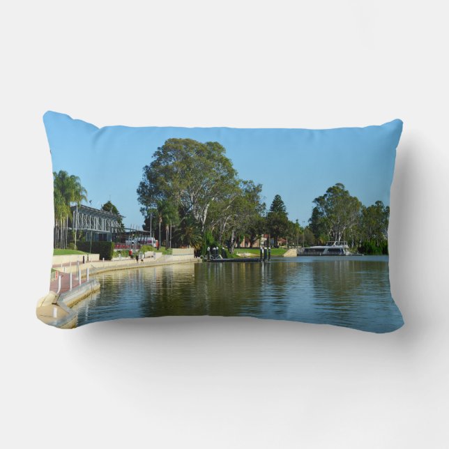 Coussin Rectangle Renmark River Murray Australia, (Recto)
