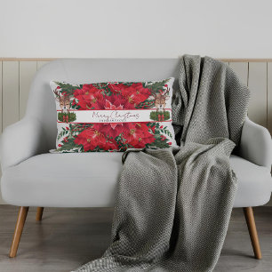 Coussin Rectangle Rennes de Noël personnalisées