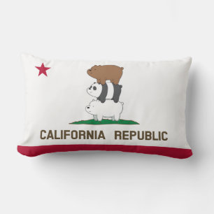 Coussin Rectangle république de la barbotte de Californie