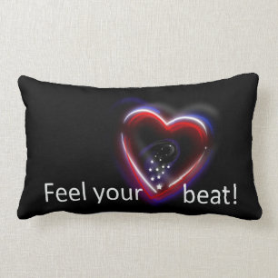 Coussin Rectangle Ressentez votre battement de coeur !