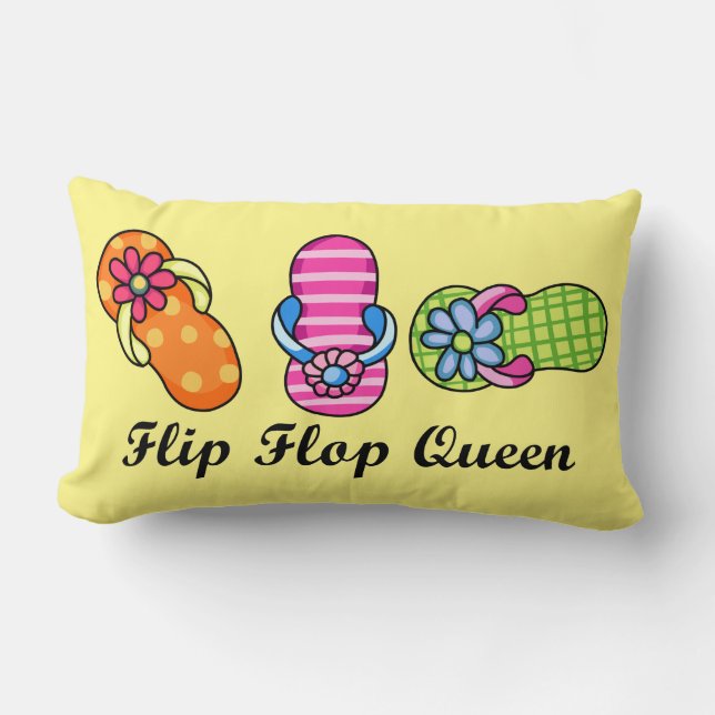 Coussin Rectangle Retourner la reine (Recto)