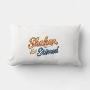 Coussin Rectangle "Réveillé, Pas Fatigué."