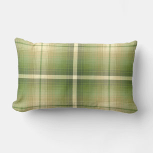 Coussin Rectangle Réversible psychédélique vintage de plaid de