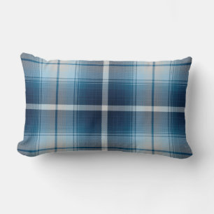 Coussin Rectangle Réversible psychédélique vintage de plaid de