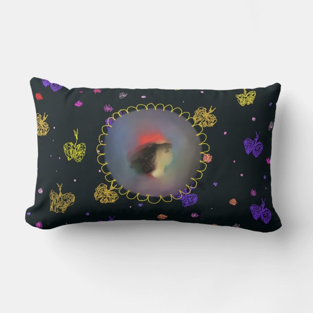 Coussin Rectangle Rêves en miroir (Recto)