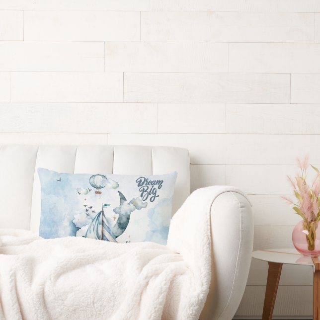 Coussin Rectangle Rêvez Grand Navire dans l'océan Personnalisable (Canapé)