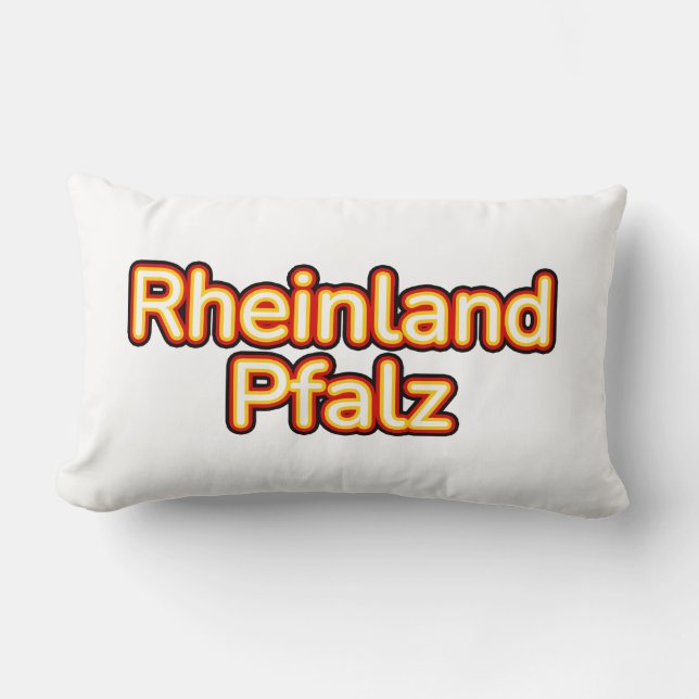 Coussin Rectangle Rheinland Pfalz Deutschland Allemagne (Recto)