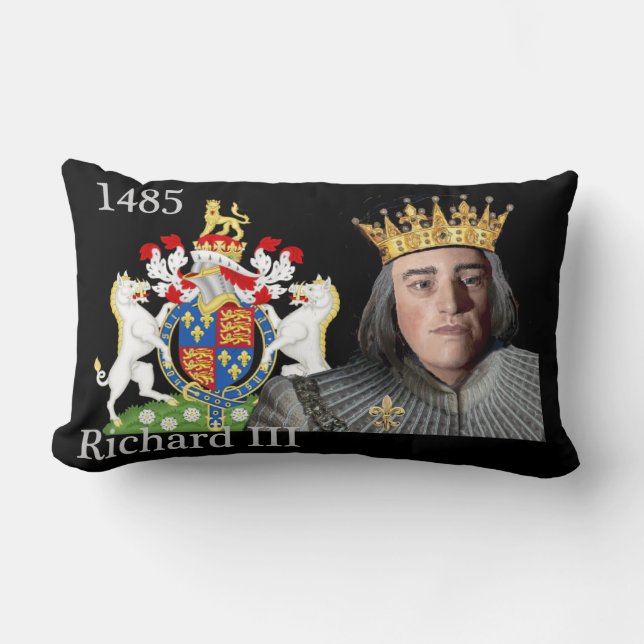 Coussin Rectangle Richard III utilise sa couronne (Recto)